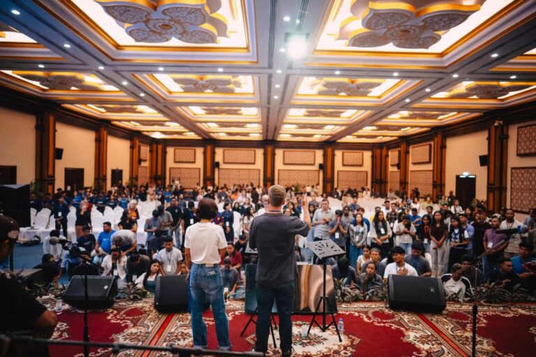 Photo of YWAM Cambodia national staff conference session